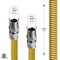 Flextron Gas Line Hose 5/8'' O.D.x60'' Len 3/4" MIP Fittings Yellow Coated Stainless Steel Flexible Connector FTGC-YC12-60N - alternate 5